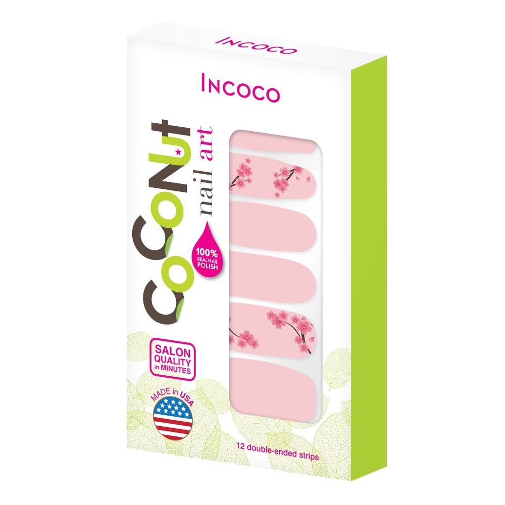 Coconut Nail Art by Incoco Nail Polish, Blossom Blush
